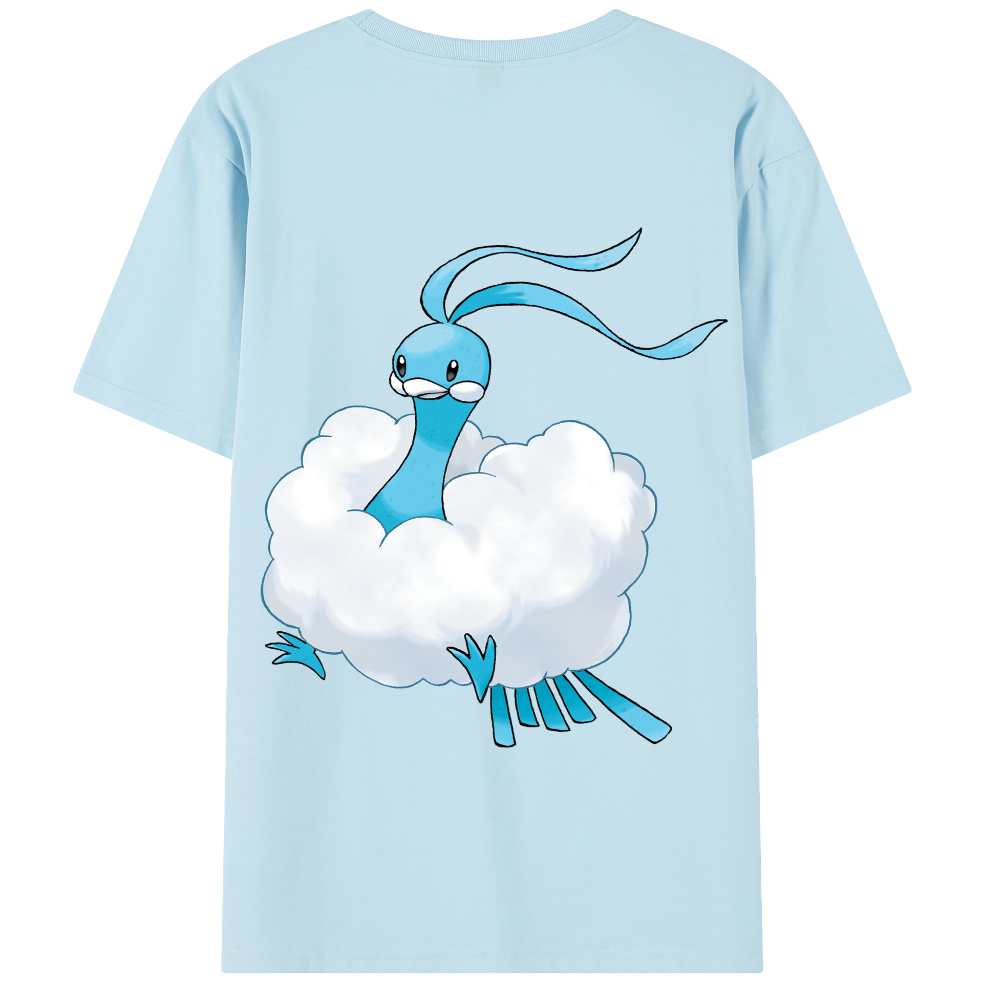 （画像用） ポケットモンスター Pokémon 綿100％半袖Tシャツ（背面プリント）